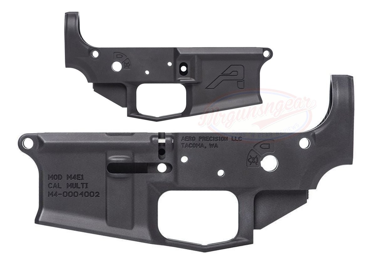 Mrgunsngear's tweet image. Aero Precision forged 7075-T6 M4E1 AR15 lower receiver with flared magwell and enlarged integral trigger guard for $89/ea [add to cart for price] currently here: mrgunsngear.org/3MPNt0f

#AR15 #forged