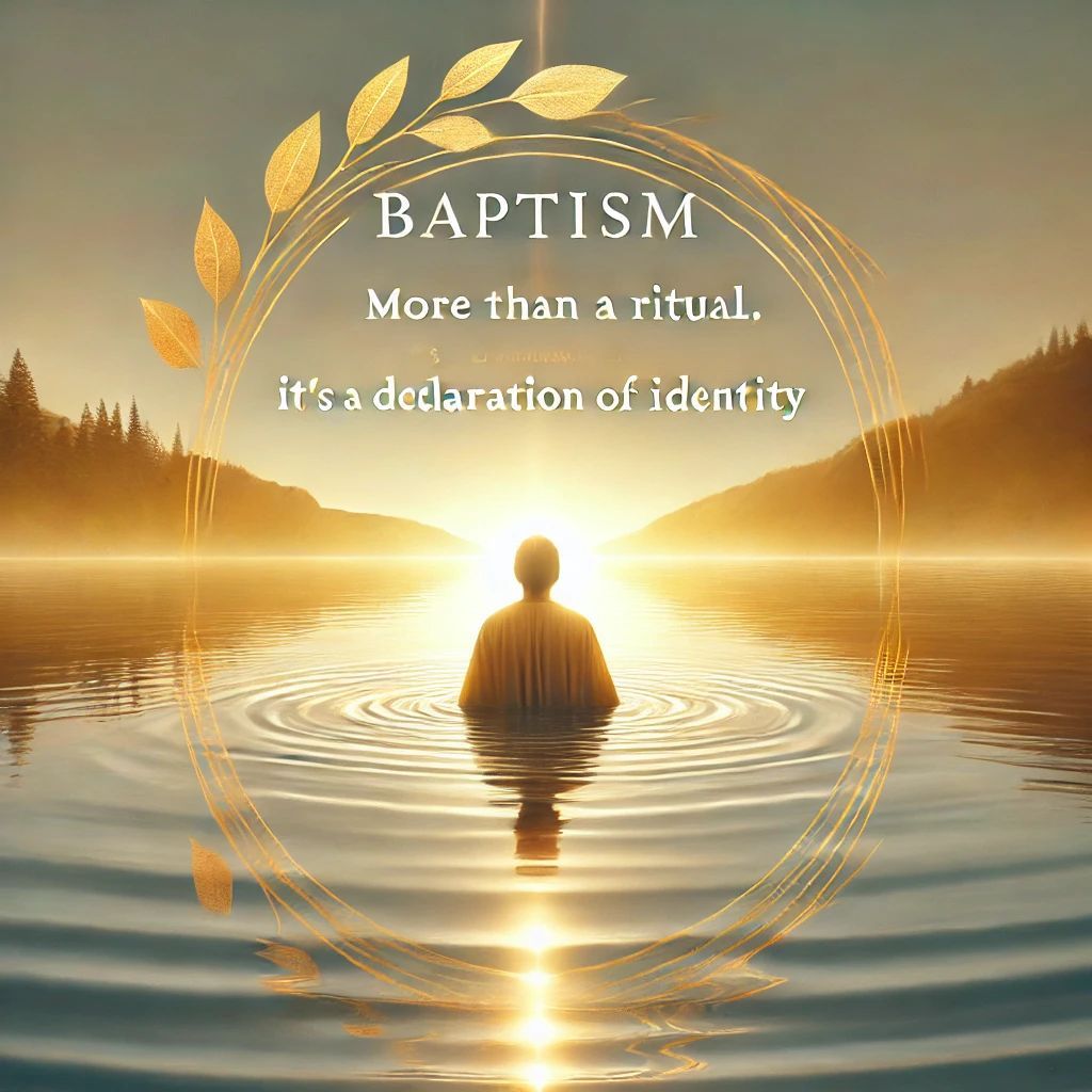 pastorzipfel's tweet photo. "Baptism is more than a ritual; it’s a declaration of identity."
In baptism, God claims us as His own and invites us into His family. 🌊
#Baptism #FaithJourney #ChildOfGod https://t.co/2EHwlu00J4