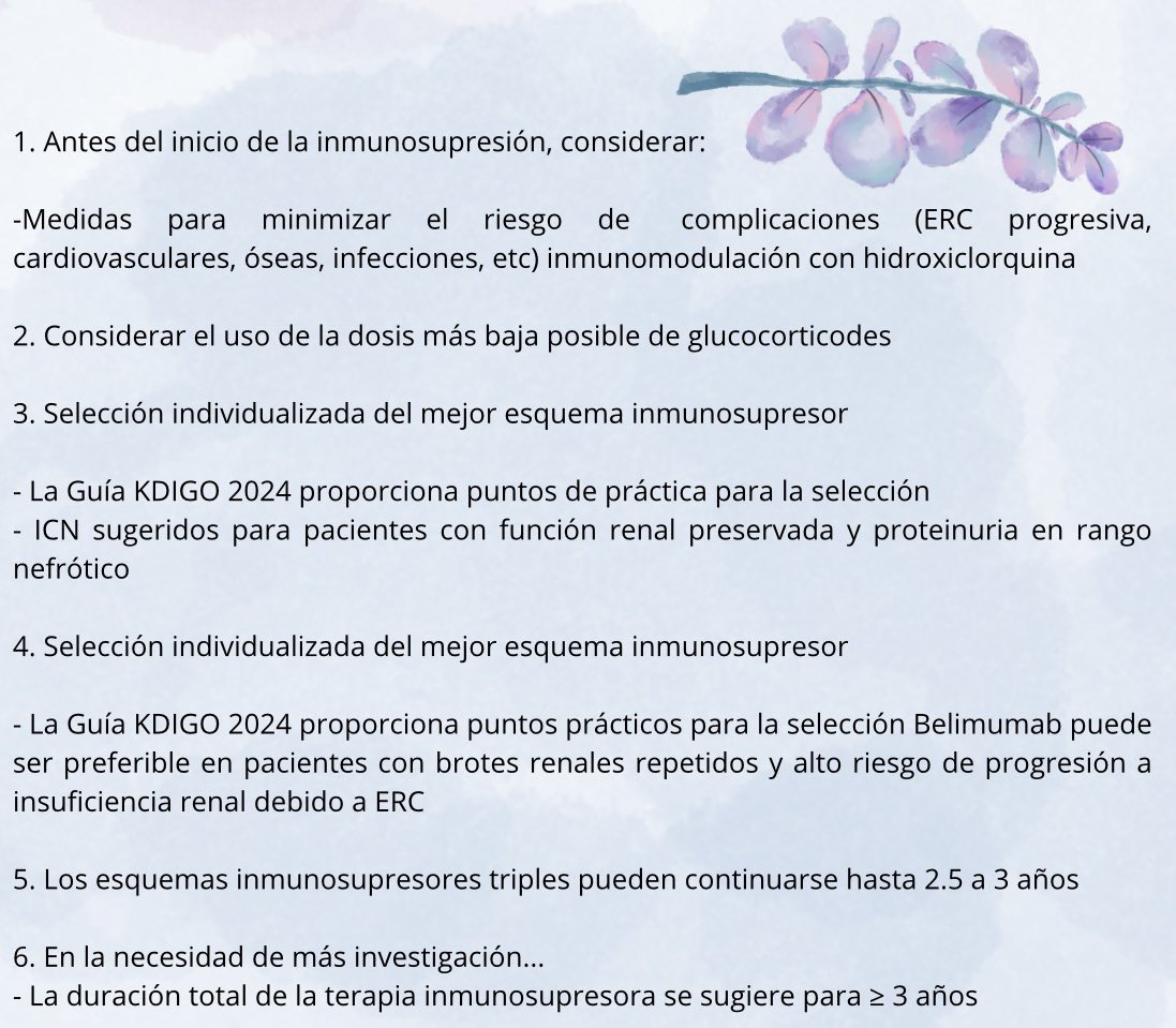 Excelente presentación y abordaje de casos clínicos orientados en la aplicación de las guías de nefritis lúpica por el doctor <a href="/Meyaix/">Juan Manuel Mejía</a>  👏🏽👏🏽

-Destaca estudio BLISS-LN y Aurora

-Prometedor el uso de Belimumab

Siempre individualizar esquema

#lupusnephritis #guidelines <a href="/goKDIGO/">KDIGO</a>