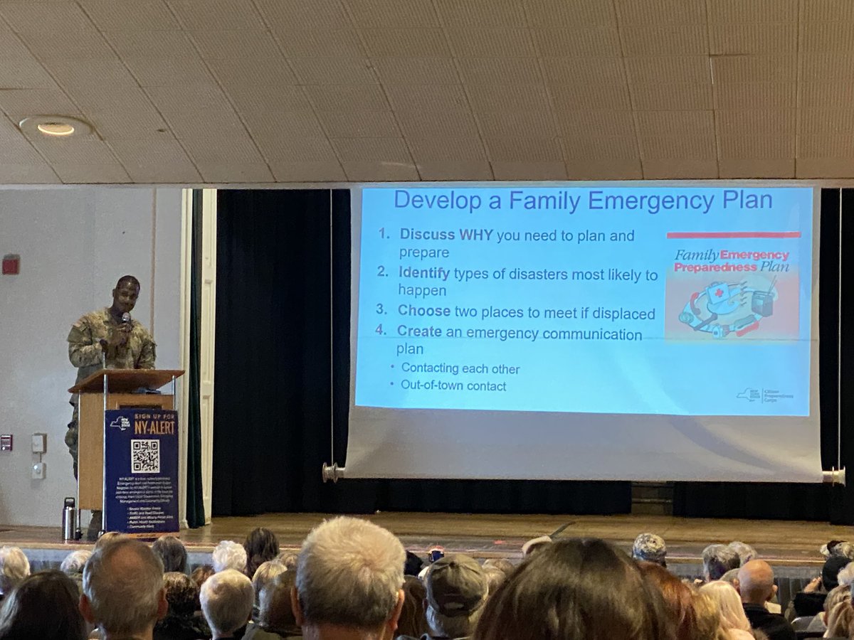 Emergencies tend to arise with little to no warning, so making sure you’re ready is important. Thank you to everyone who came out to our Emergency Preparedness training session with <a href="/NationalGuardNY/">NY National Guard</a> and <a href="/NYSDHSES/">NYS Div. of Homeland Security & Emergency Services</a> this weekend.