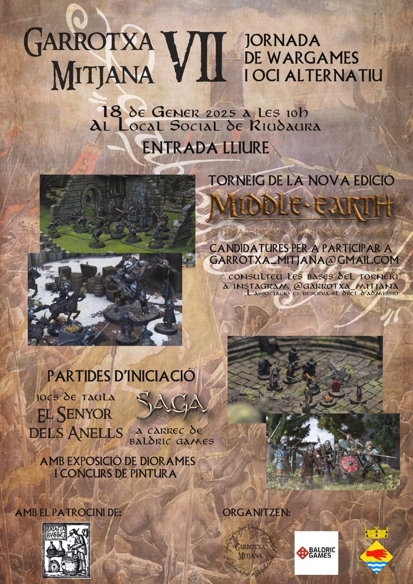 Garrotxa Mitjana
VII Jornada de wargames i oci alternatiu