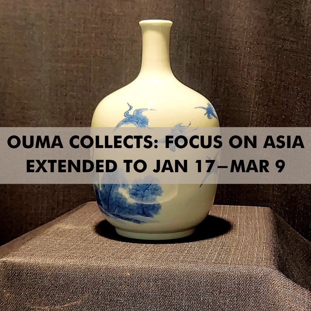 OUMuseum's tweet photo. Don't worry if you missed the exquisite exhibition "OUMA Collects: Focus on Asia." Look forward to viewing the rare Asian pieces in this collection when the museum re-opens this Friday, Jan. 17. Plan your visit today: https://t.co/gqXrQRYJFd https://t.co/J7oUrFVXT2