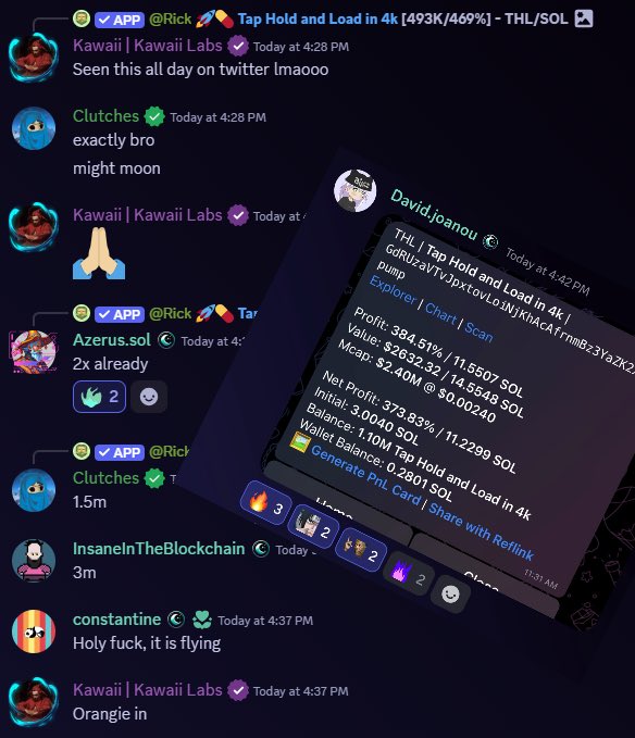 They can’t keep letting <a href="/ClutchesNFT/">Clutches</a> get away with this 😸

$THL 

Congrats on the cook David! 🐐🔥