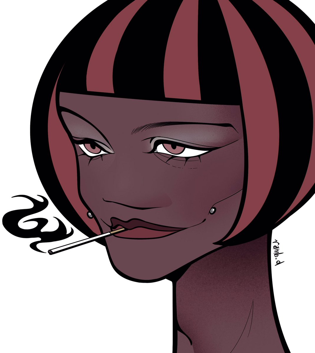 ramb_d's tweet photo. show me how you draw black women https://t.co/GVbmNBqkdu