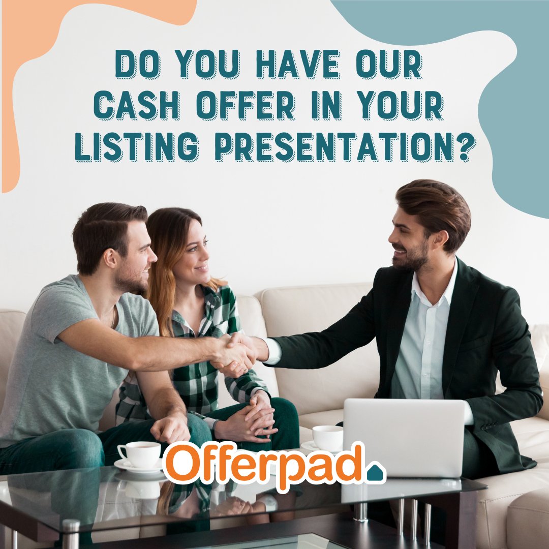 Agents! With Offerpad's #cashoffer you can stand out at your next listing appointment! 💼 Ready to elevate your business?offerpad.com/agents

Let’s talk! 

#agentpartnership #listingappointment #cashoffer