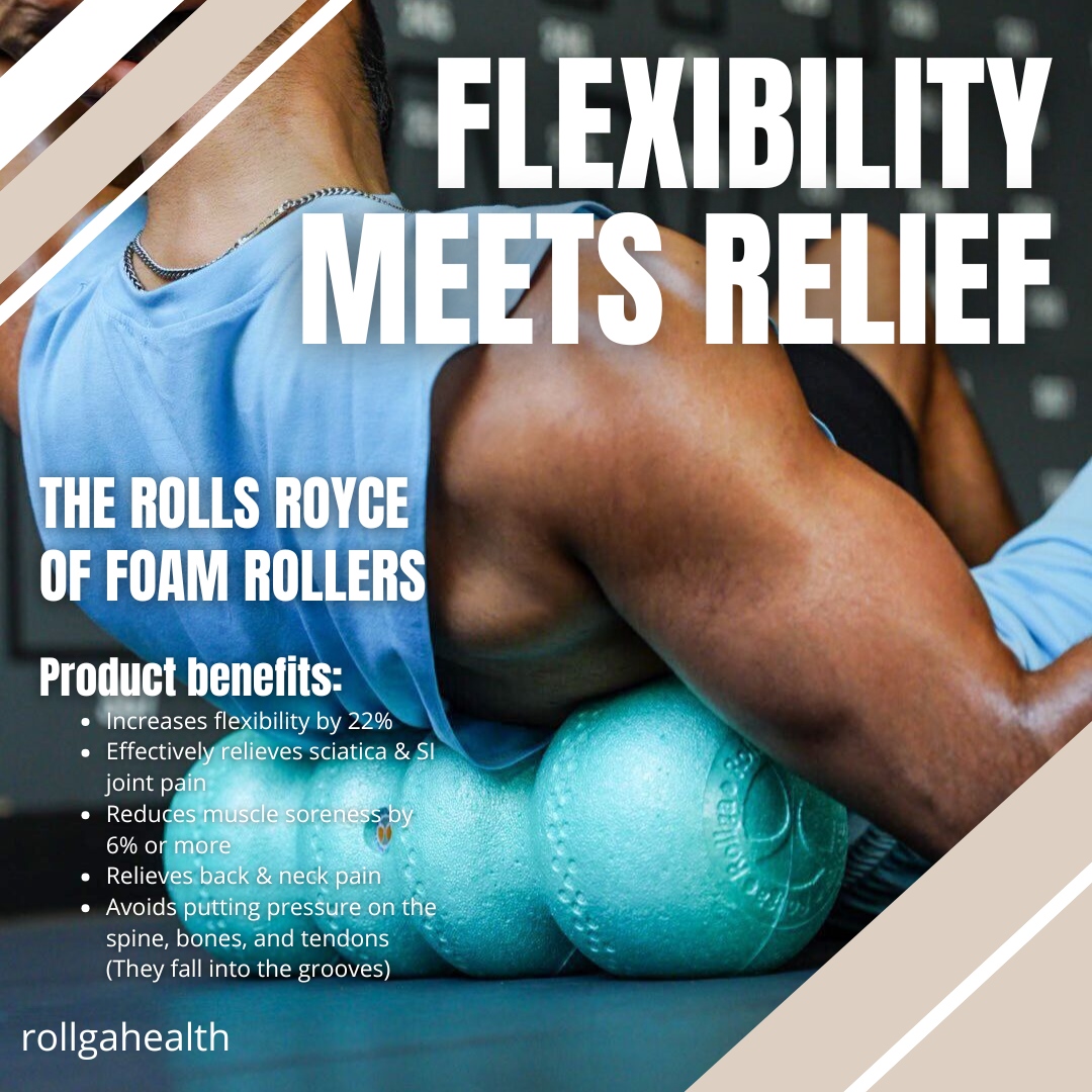 RollgaHealth's tweet photo. Rollga boosts flexibility, relieves sciatica, and reduces soreness with its smart design.
Say goodbye to pain, hello to movement!
#Rollga #RollgaLove #foamroller #triggerpoint #selfcare #marathon #bringslife #rollwithit #shinsplints #benderball #homeworkout #workout #gym https://t.co/UtvTOlhWVN