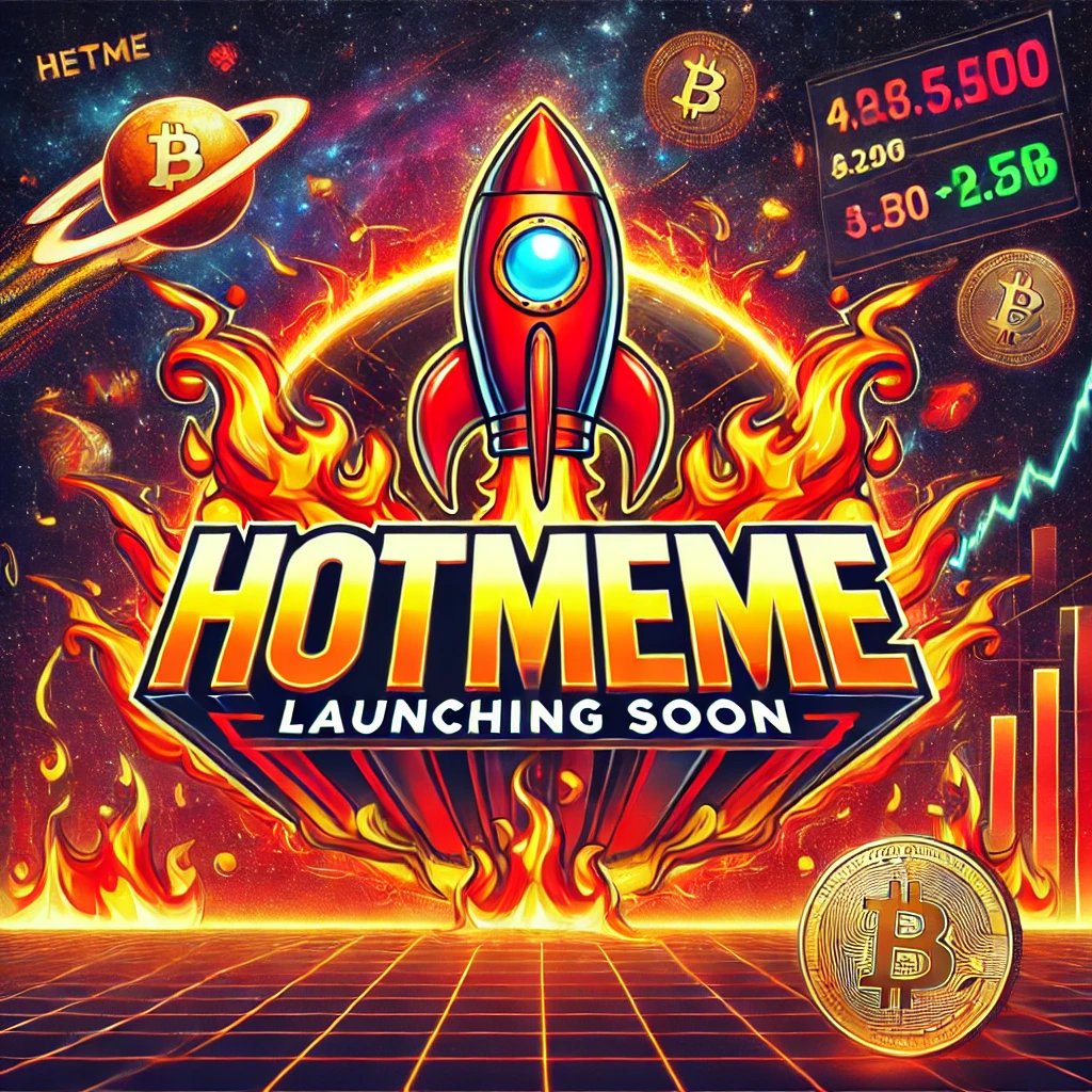 Stay tuned! Pump.fun is coming—we're just hours away from the HOTMEME launch! 🌶️🔥🚀💹

#HOTMEME #PumpFun #Crypto #Bitcoin #Cryptocurrency #Blockchain #Ethereum #BTC #Trading #CryptoNews #CryptoTrading #NFT #DeFi #Altcoins #MemeToken #Moonshot #CryptoHype #Web3