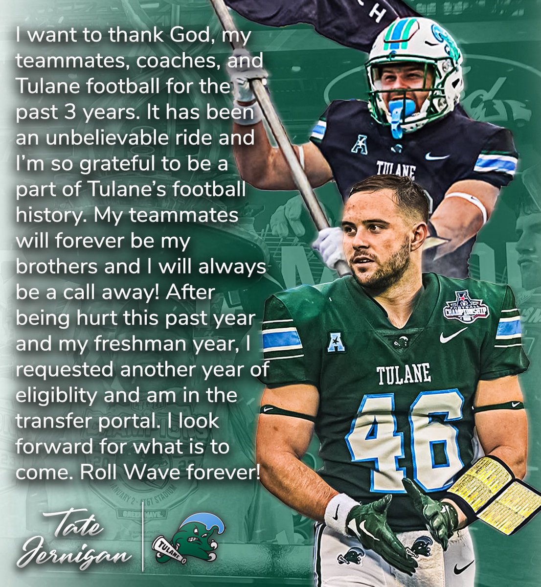 Thank you Tulane 💚