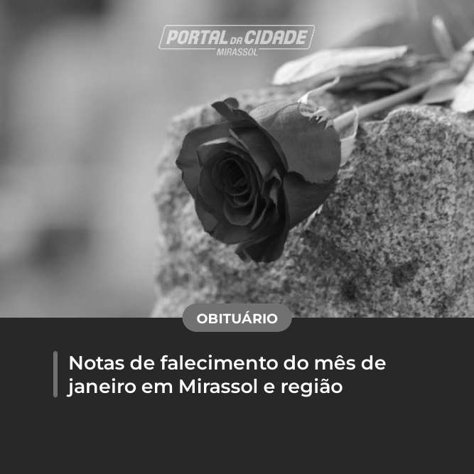 OBITUÁRIO | ✝✝Veja as informações sobre o local do velório e horário de sepultamento, atualizadas diariamente em ordem cronológica

➡Informações no link 👇

portaldacidade.co/1988725dbd