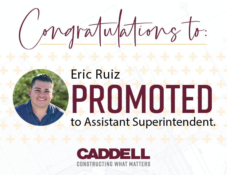 CaddellConst's tweet image. Congratulations, Eric! Here&apos;s to many more years of #ConstructingWhatMatters together!

#YourWorkMatters #YourCareerMatters #AnotherOnePromoted #RoomToGrow #AmpleOpportunityForAdvancement #AGreatCompanyToWorkFor