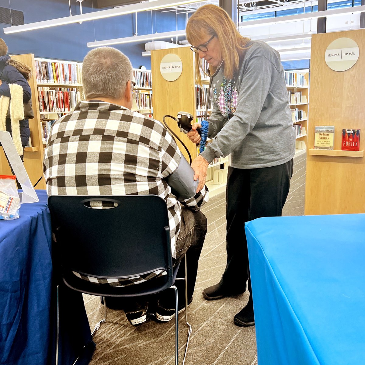 Health Ministries Clinic (@hmckansas) on Twitter photo We had a great time at the Adult Health Fair at the Newton Public Library on Saturday! 🩺 We provided blood pressure and blood sugar screenings and helped connect community members to health care services.
Thank you to <a href="/myNMCHealth/">NMC Health</a> and NPL for making this event happen! 🙌 We had a great time at the Adult Health Fair at the Newton Public Library on Saturday! 🩺 We provided blood pressure and blood sugar screenings and helped connect community members to health care services.
Thank you to <a href="/myNMCHealth/">NMC Health</a> and NPL for making this event happen! 🙌