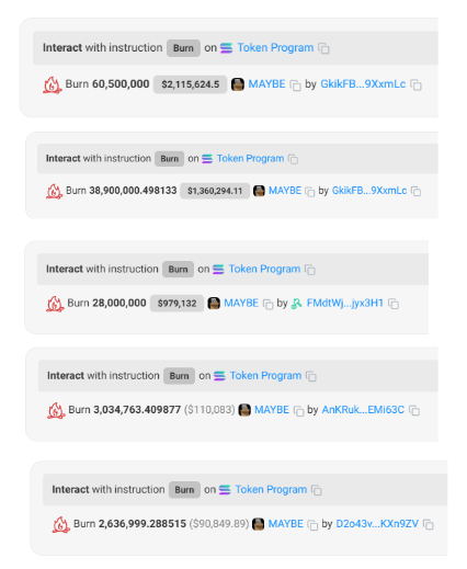 200ema's tweet photo. $200,000 USD burned live today
$4,500,000 USD burned total 

1)https://t.co/6WBFPIQQoW
2)https://t.co/atSCnlLxRV

Believe in something. 
https://t.co/N9SwpJwfJn https://t.co/NupmouSqzl