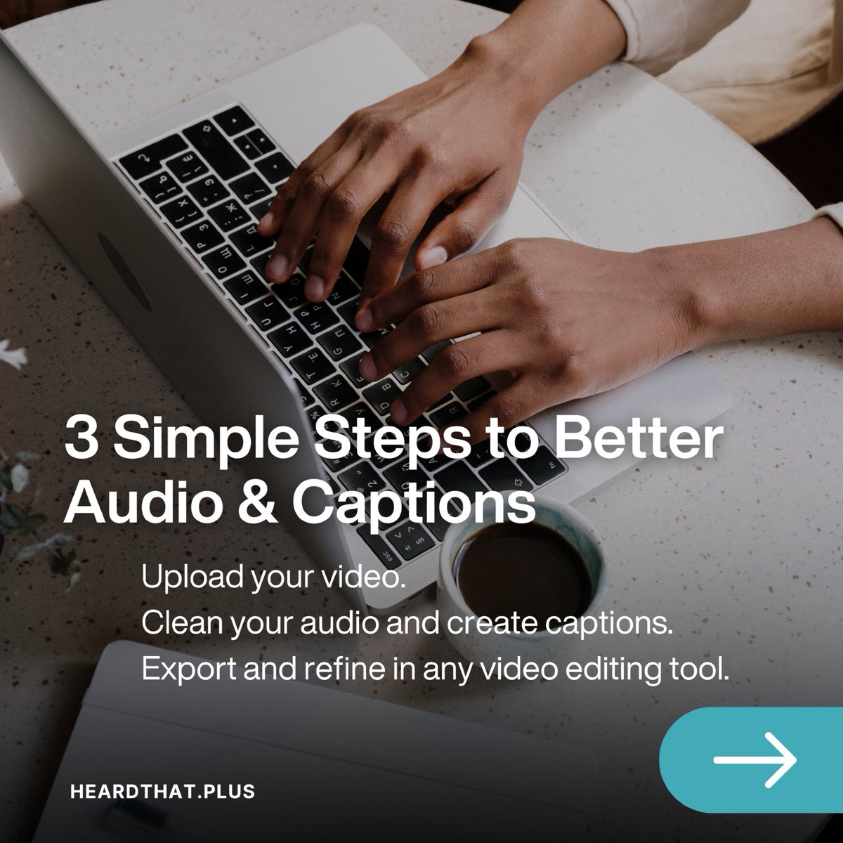heardthatai's tweet photo. 🎙️ Struggling with bad captions &amp; noisy audio? HeardThat Plus makes it easy:

1️⃣ Upload your video.
2️⃣ Clean the audio in minutes.
3️⃣ Export with clear sound &amp; accurate captions.

Deliver engaging, easy-to-understand content! Try it FREE: https://t.co/zq128IQogU 🙌 https://t.co/ToHUYDXv0t