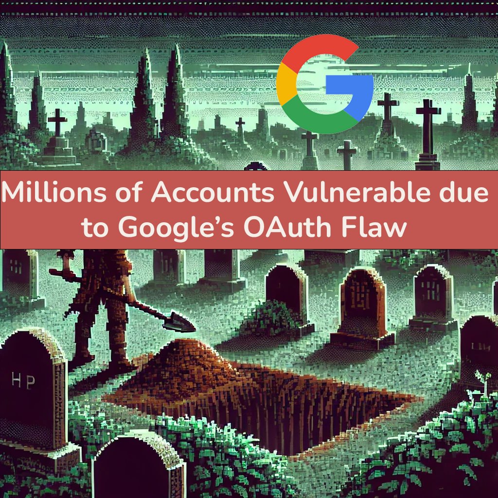 trufflesec's tweet image. 🚨 Today we are announcing a new Oauth bug that affects millions of accounts
TLDR: Google’s OAuth login doesn’t protect against someone purchasing a failed startup’s domain and using it to re-create email accounts for former employees
👇 full blog 👇👇
trufflesecurity.com/blog/millions-…
