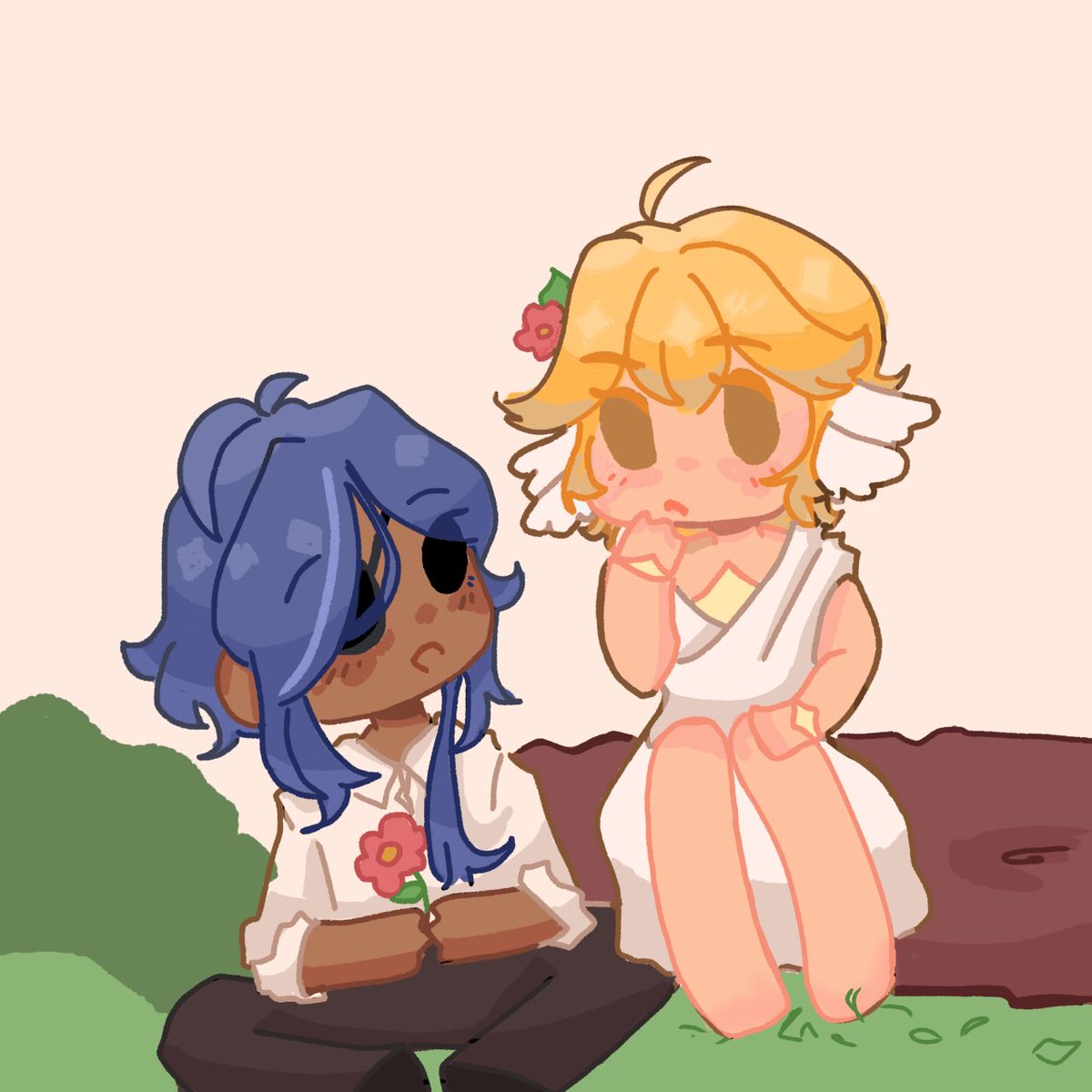 shiobunn's tweet photo. Idk how to draw backgrounds lmaooo #kaether #aekae https://t.co/1iTth6LDkN