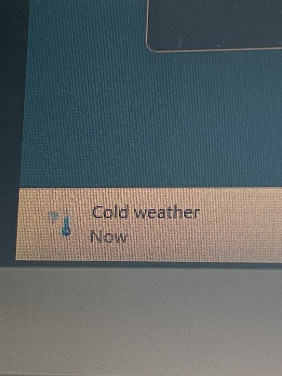 GunnDr's tweet photo. cold weather is now https://t.co/ctu64wiyUW