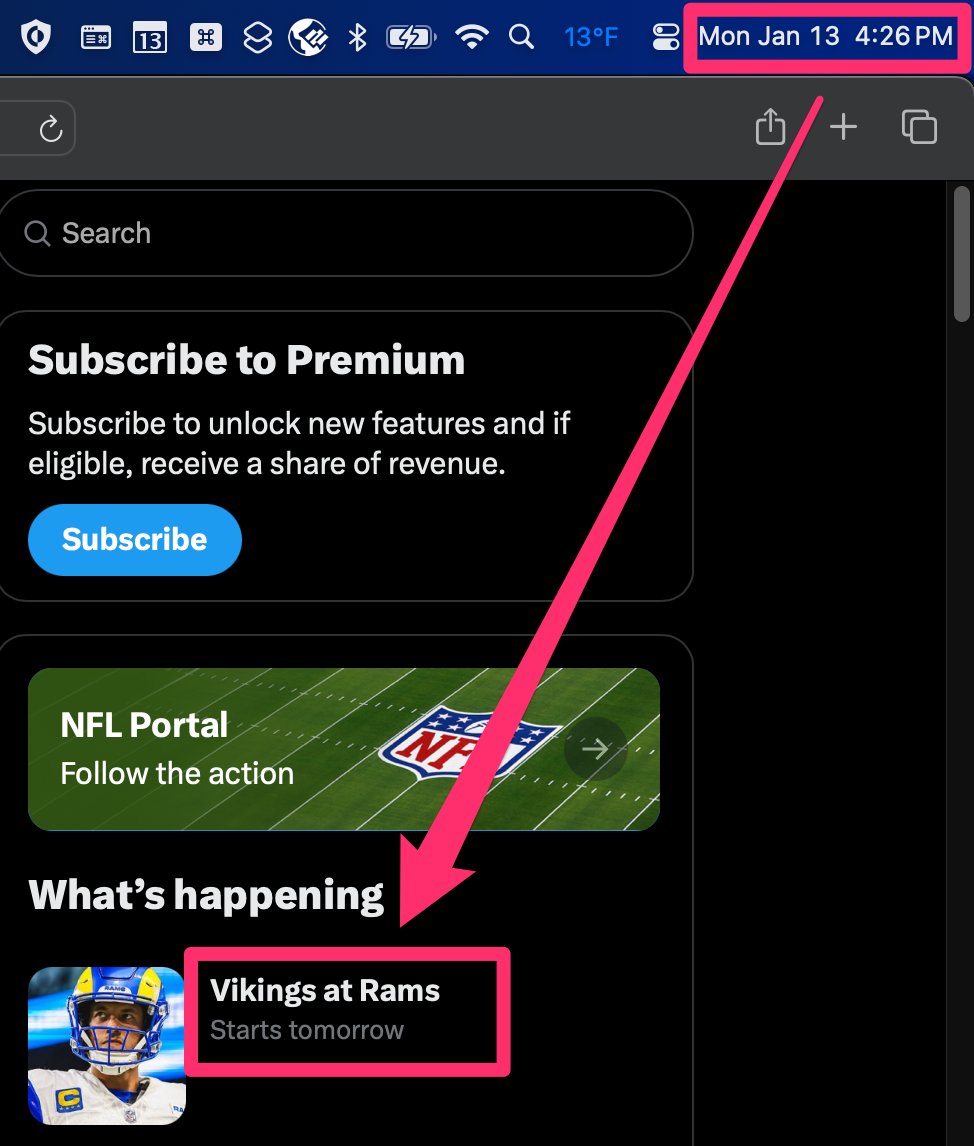 Twitter has the hiccups right now...