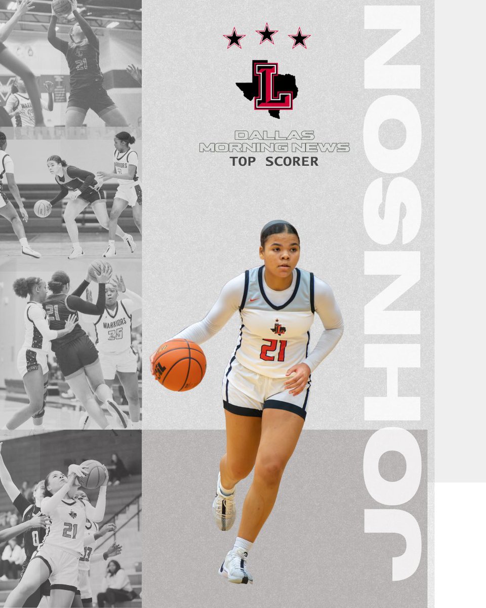 RedhawkBall's tweet image. Lilian Johnson was named Dallas Morning News Top Scorer for her stellar performance on Saturday against Emerson. Johnson scored 19 points, secured 4 boards, and had 2 assists. Good job Lilian! 🏀 #TRETE