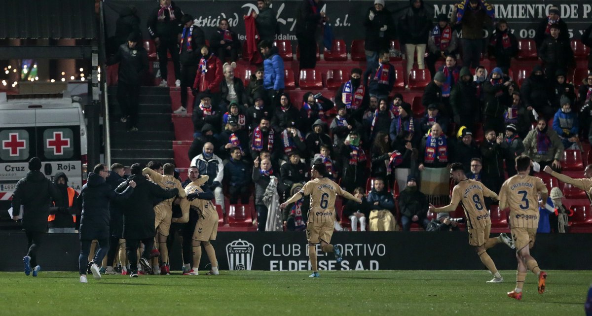 ➕ 𝐆𝐚𝐫𝐚𝐢𝐩𝐞𝐧𝐚 𝐞𝐭𝐱𝐞𝐭𝐢𝐤 𝐤𝐚𝐧𝐩𝐨 (𝟏-𝟑)

📝 CRÓNICA: El Eibar remonta y se impone uno a tres al CD Eldense.

🔗 sdeibar.com/noticias/remon…

#BetiArmaginak⚔️
