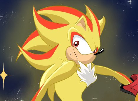 bossko296's tweet photo. You’re Too Slow☝️✨

Some super sonic &amp; shadow fanart to celebrate the new movie❤️💙

#SonicTheHedgehog #Sonic3 https://t.co/Cejgry34i4