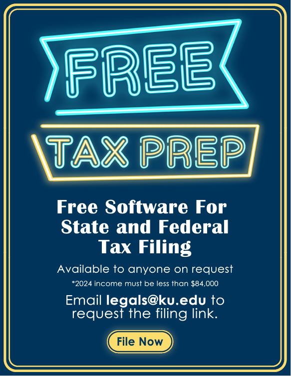 KU LSS (@ku_lss) on Twitter photo Tax season is right around the corner. Don't pay to file your taxes, LSS can provide most filers with free access to self-guided filing software on request. Email legals@ku.edu to request a software link. Tax season is right around the corner. Don't pay to file your taxes, LSS can provide most filers with free access to self-guided filing software on request. Email legals@ku.edu to request a software link.
