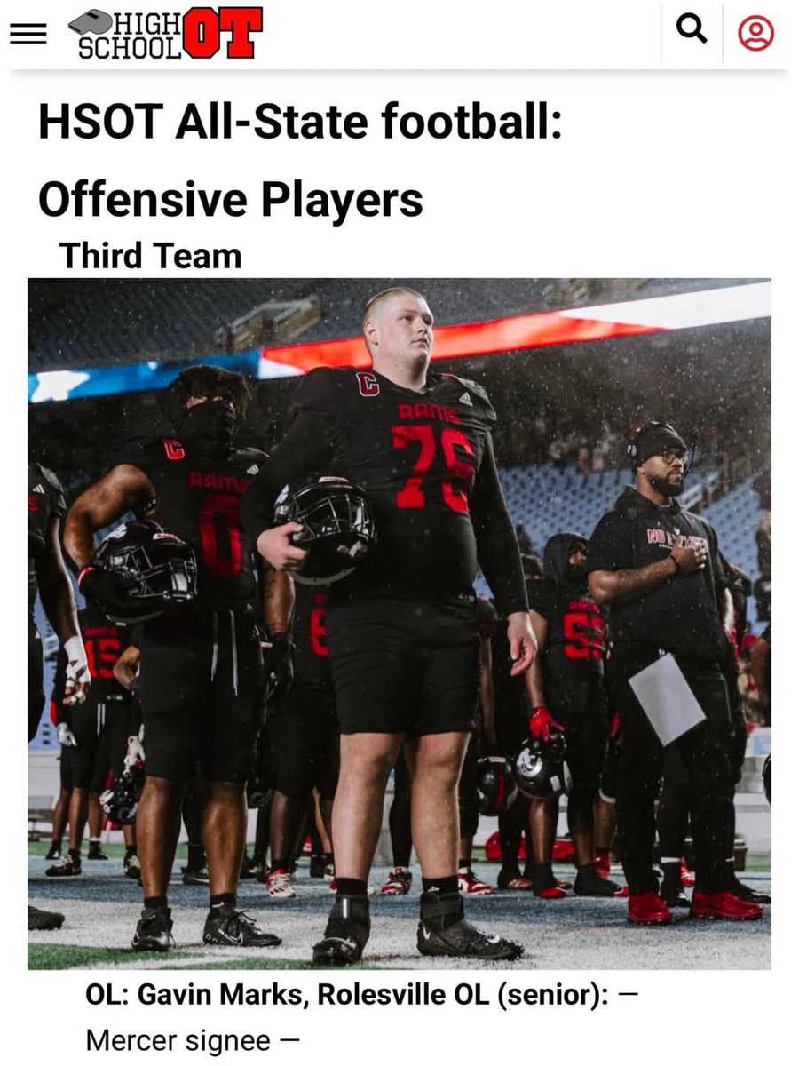 KnightdaleHustl's tweet photo. Congrats to 2025 OL Gavin Marks tabbed 3rd Team All-State by https://t.co/9PKanorh6k! Rolesville HS | 6-2, 285lbs
Mercer Bears signee
Keep fighting Gavin! Proud of you over the years!
#GavinMarks #GmarksStrong #highschoolOT #CANCERSUCKS https://t.co/uT1ifALHPt