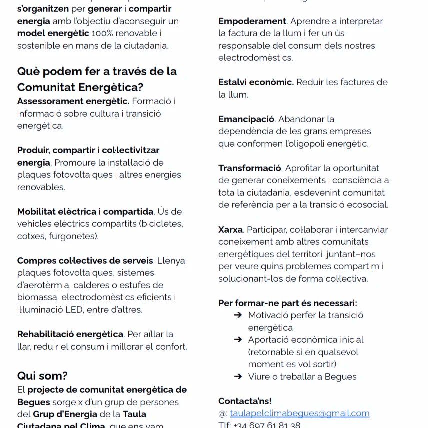 Taula pel Clima Begues tweet media