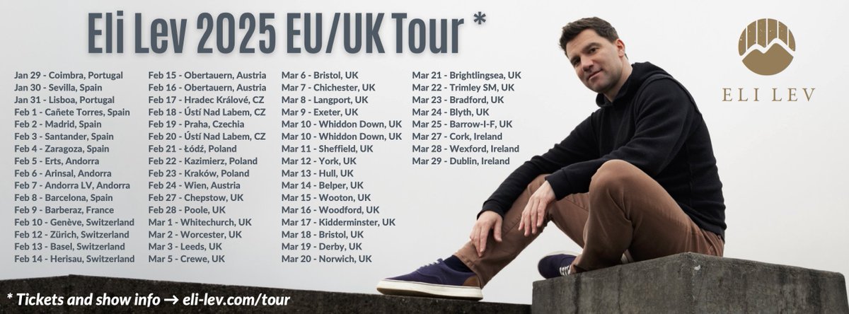 2025 EU/UK Tour Dates just announced! 🎉