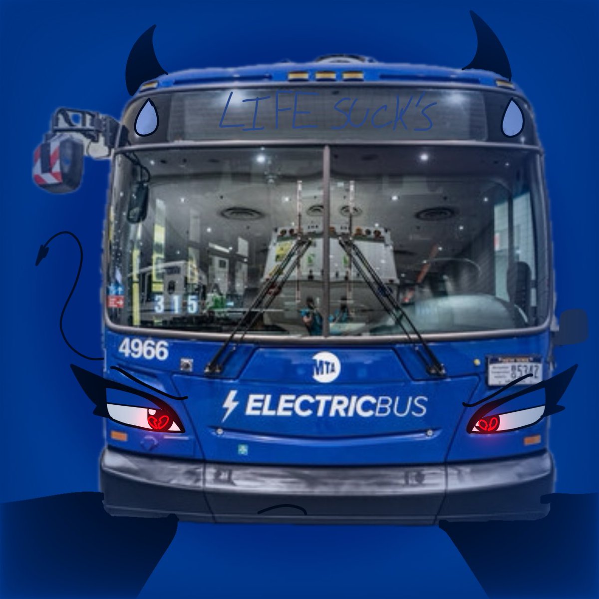 NoahAmbulance's tweet photo. This bus is to real to me.
#living_machine #livingmachine #Mtabus #vent #bus https://t.co/Z8azeFRTBx