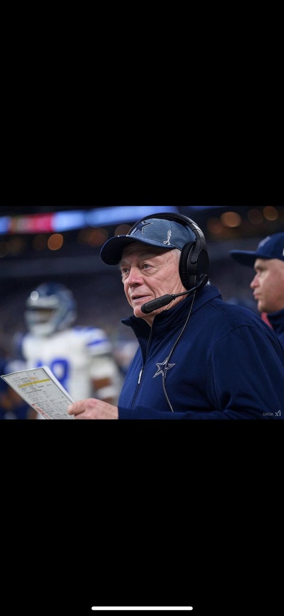 rangerrick956's tweet photo. @dallascowboys I’m guessing Jerry calling the plays next year 
@CtespnN https://t.co/VeFtHXPNyo