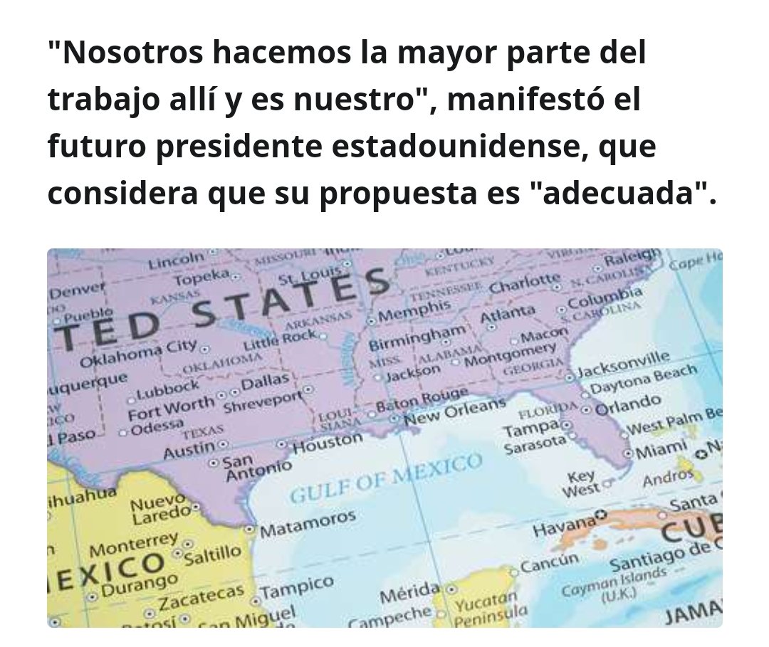 Trump propone cambiar el nombre del golfo de México por golfo de América y estallan los memes, Trump reveló este martes en 1 conferencia de prensa su intención de cambiar el nombre del golfo por el de golfo de América. "Golfo de América, qué nombre tan hermoso", enfatizó  🤯