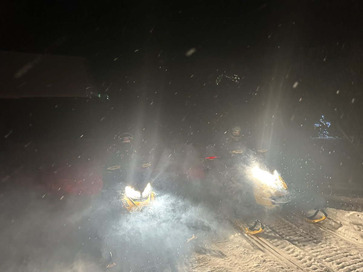 No hockey tonight. Let’s celebrate for the night off by sledding #skidoo