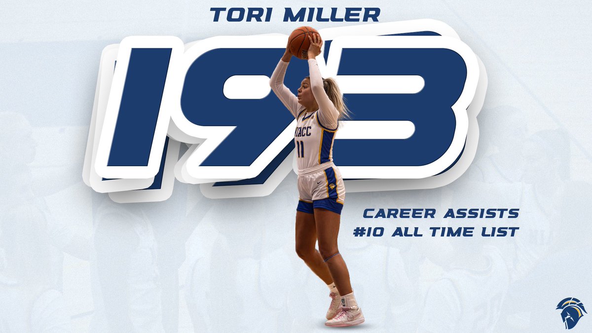 📣 Sophomore Tori Miller from Goodhue, Minnesota has moved into the Top 10 in NIACC history in career assists!! 🏀🎉🔵🟡
An amazing accomplishment for our 5’10” forward who impacts the game in a multitude of ways!! ⭐️💯
#ToriMiller
#Greatness