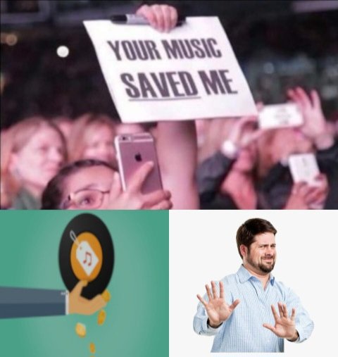 thewokshow's tweet image. I don&apos;t always make memes, but when I do... well... I think it&apos;s pretty good. #supportartists #supportmusicians #buymusic