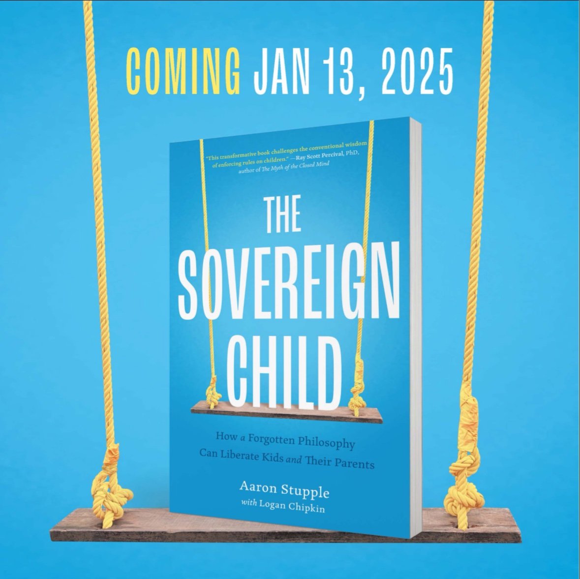 EricJorgenson's tweet photo. NEW BOOK RELEASED TODAY! 

@naval called this the "single most important book on parenting I've read"

@astupple applies @DavidDeutschOxf ideas to parenting -- Taking Children Seriously, treating them as humans, and allowing them to learn more, faster. 

During launch week it is only $0.99 -- please purchase and leave a review!