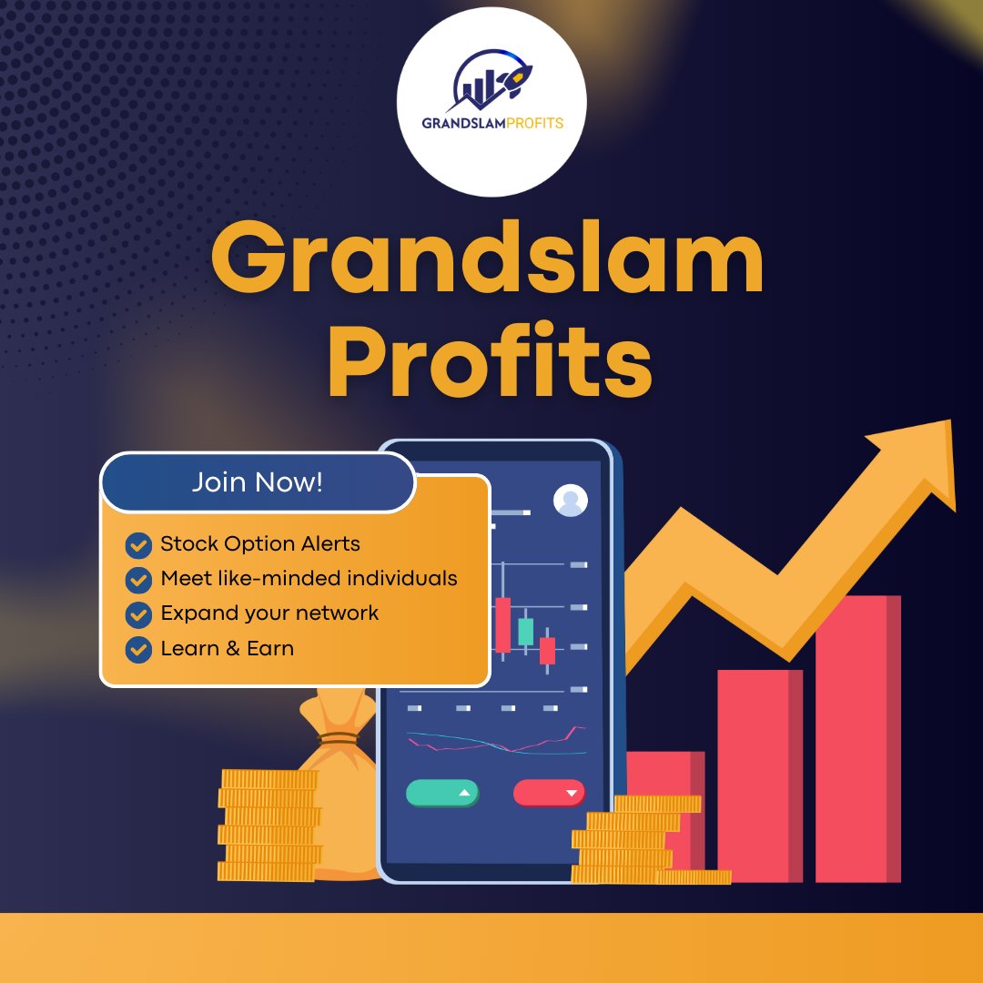 GSProfits's tweet image. 💰Trading Community!!!💰

🚀 Ready to profit from the market?
Join Grandslam Profits today!
✅ Stock Option Alerts
✅ Expand your network
✅ Learn &amp;amp; Earn together!

🔗 discord.gg/7w5ZtKp769

#trading #stockoptions #stockmarket