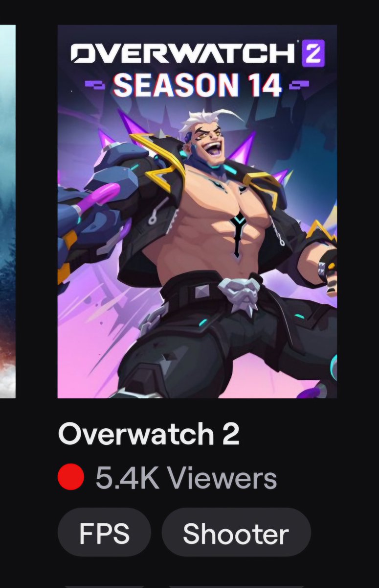 RGamer1471's tweet photo. Thought ill check the numbers on Marvel Rivals vs Overwatch on twitch...

Wow... https://t.co/bPVIWQEpSE