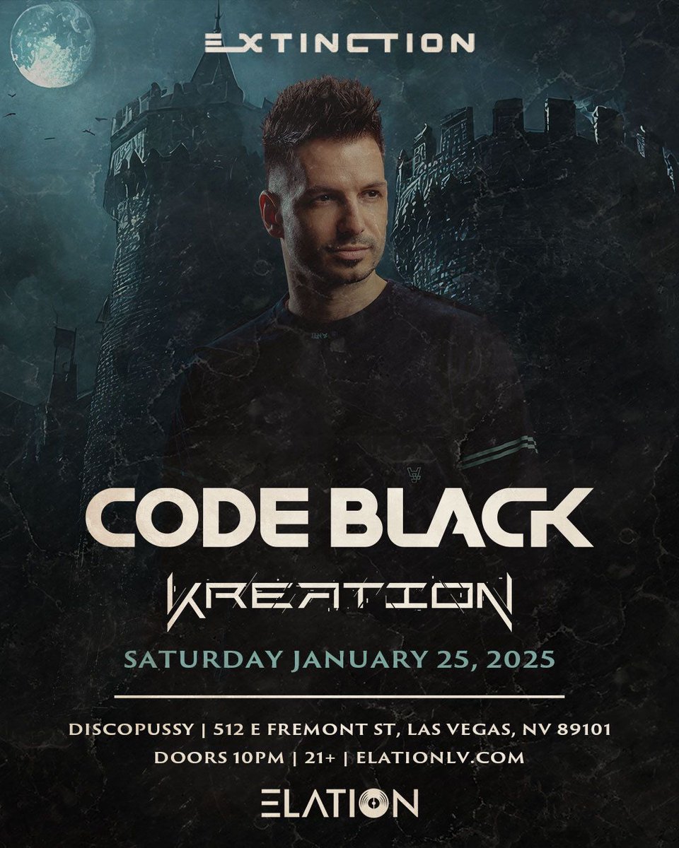 codeblackmedia's tweet image. Las Vegas next weekend, pumped to be back, going to be doing a bit of an extended set 🧐