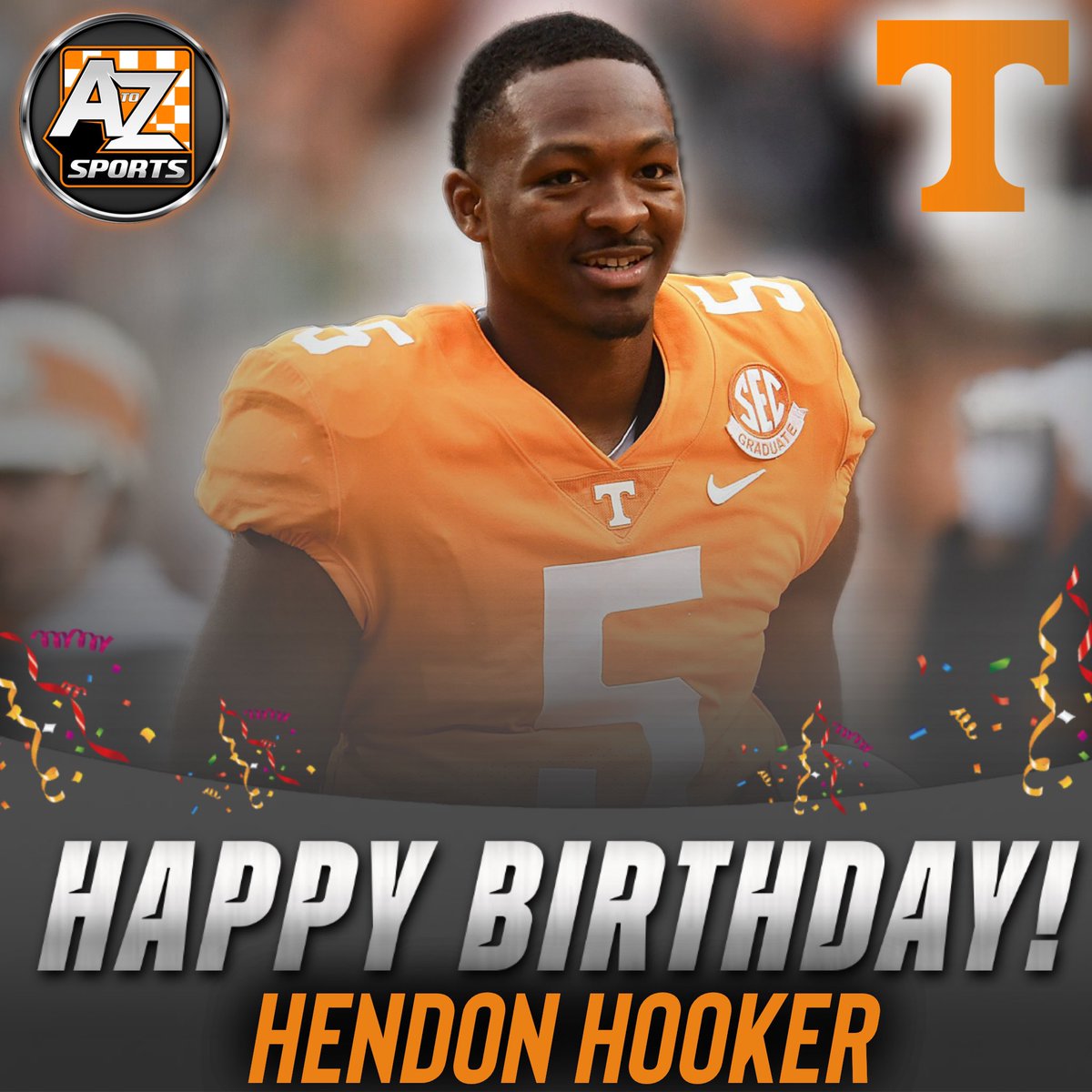 BigOrangePod's tweet photo. Happy Birthday to #VFL Hendon Hooker 🥳 https://t.co/fZ9W388Avq