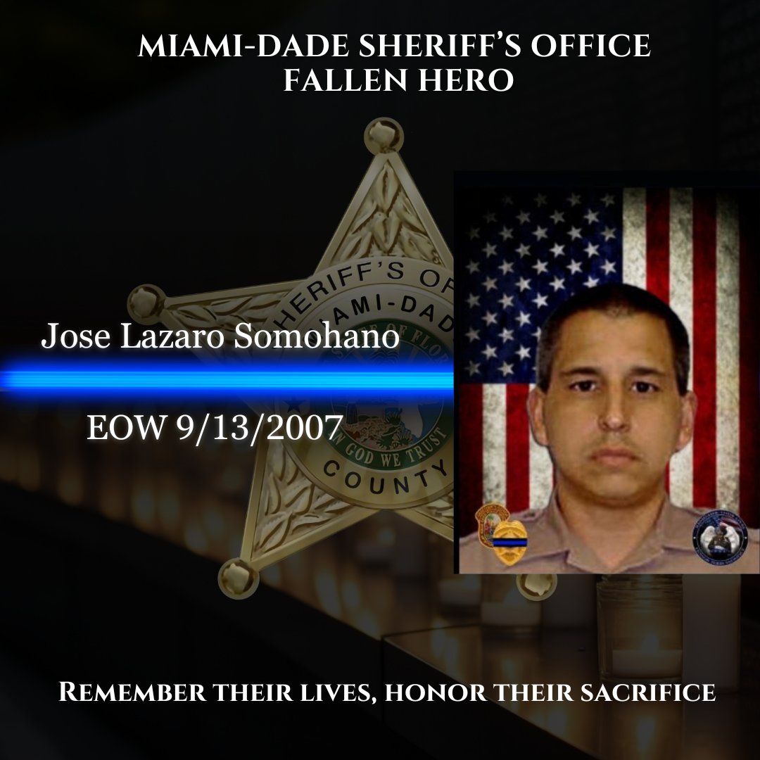 #MDSO Remembers Fallen Officer Jose Lazaro Somohano EOW 9/13/2007 🙏 <a href="/ODMP/">ODMP.org</a> <a href="/NLEOMF/">National Law Enforcement Officers Memorial Fund</a>
#NeverForget 

odmp.org/officer/18998-…