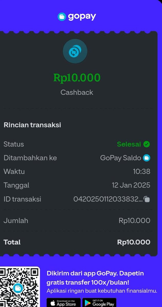 DjoyTh's tweet photo. #Giveaway #saldo #gopay #GiveawayAlert #GIVEAWAYGOJEK 
Syarat : BELUM PUNYA AKUN GOPAY!!!

kuota 14 orang masing-masing 10K
Cara : 
1. Download Aplikasi Gopay : https://t.co/vkXwho8Ny1
2. Daftar lalu upgrade ke gopayplus/gopay tabungan
3. Done!! Otomatis masuk saldo Rp.10.000 https://t.co/Aw0CVcj5qZ