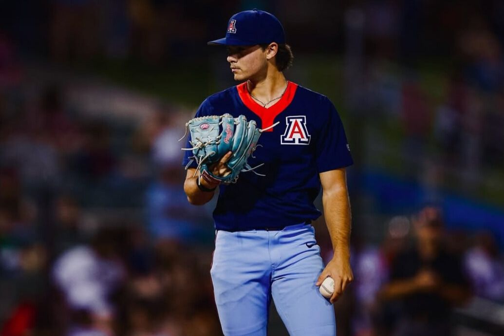 D1Baseball (@d1baseball) on Twitter photo A 6-foot, 190-pounder who was a 20th-round pick in the 2024 #MLBDraft, <a href="/MasonRussell27/">Mason Russell</a> works in the 90-93 range with his fastball.
The <a href="/ArizonaBaseball/">Arizona Baseball</a> lefty's slider is a monster and was an outrageous 86-88 mph wipeout pitch in our fall look. A 6-foot, 190-pounder who was a 20th-round pick in the 2024 #MLBDraft, <a href="/MasonRussell27/">Mason Russell</a> works in the 90-93 range with his fastball.
The <a href="/ArizonaBaseball/">Arizona Baseball</a> lefty's slider is a monster and was an outrageous 86-88 mph wipeout pitch in our fall look.