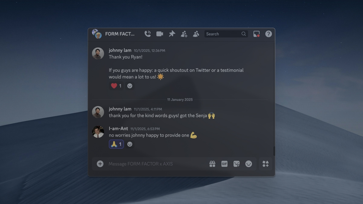 John | Formfactor Design tweet media