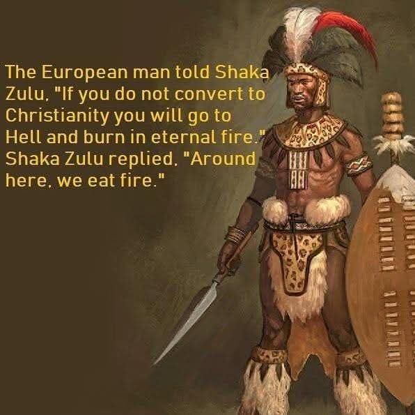 The great ANCESTOR speaks: ♥️🖤💚
