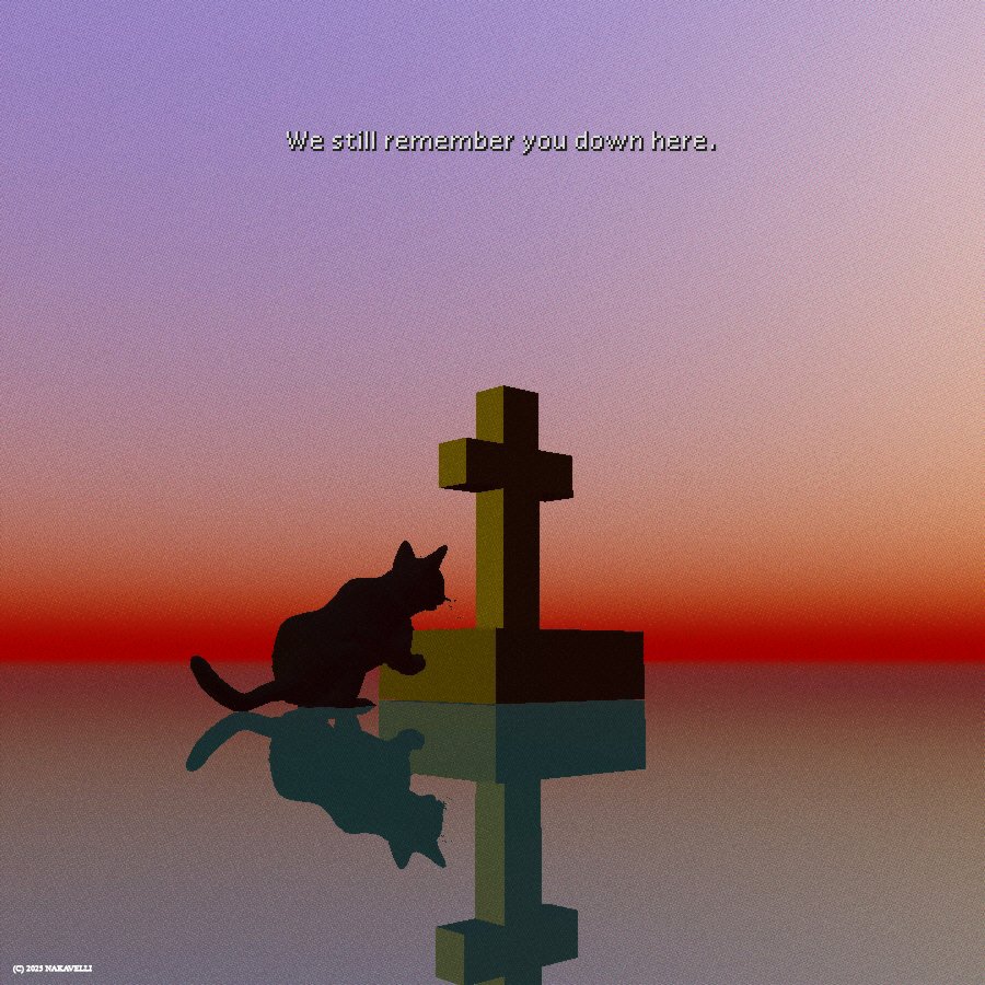 nakavelli's tweet photo. we still remember you down here. (oc) : (
#vintagecgi #bryce3d https://t.co/DxTitdg9l1