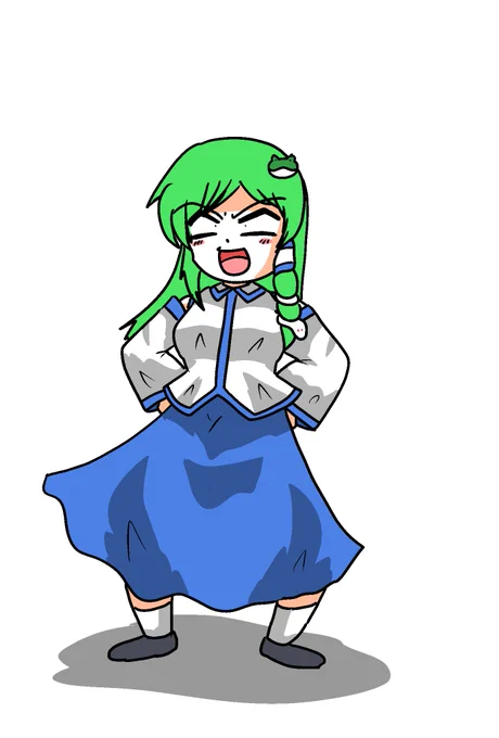 では仕事開始フォロワーさんの描くキャラはみんなかわいかったりエロいのに私のはギャグだったり性格悪そうだなと思いながら描いてます 
