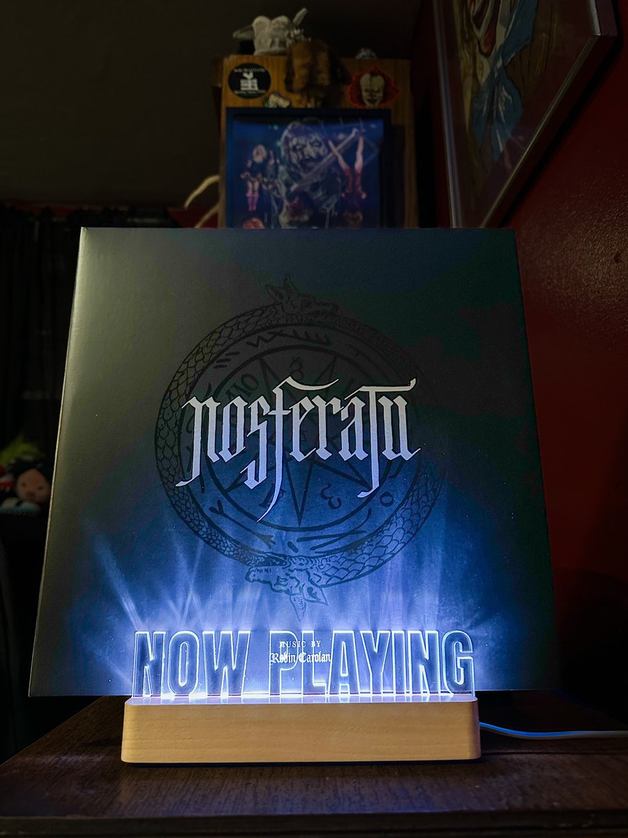 EjPinter's tweet photo. NOSFERATU (2024) 🩸Original Motion Picture Soundtrack LP

#Nosferatu #Vinyl #Horror #HorrorCollector #Soundtrack #roberteggers https://t.co/WYVd2fEZVM