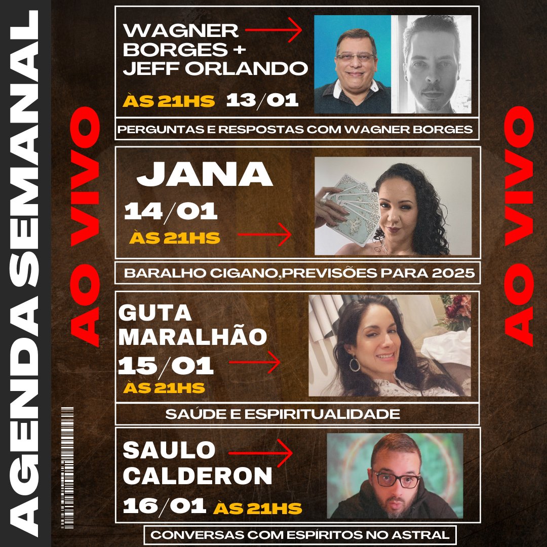 cafofodoblack's tweet photo. AGENDA DA SEMANA https://t.co/U6p3o9jjaI