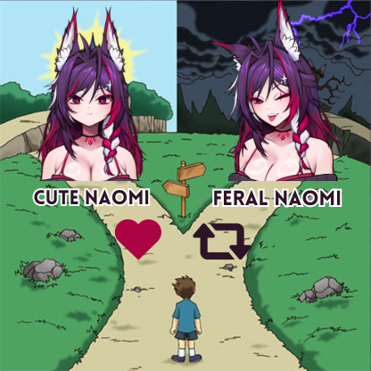 Nyaomix_'s tweet image. Pick your Poison 💔🐈‍⬛

Do you like cute tomboys or wild ones?