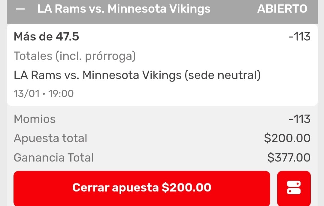 sebitx's tweet photo. #RamsHouse vs #Vikings

Juegazo por el último boleto de WildCard

Juego aéreo, ambos sin nada que perder.

Calidad en minnesota 

Sueños en los ángeles

Vamos por las altas!! https://t.co/9DNnneMO6Y